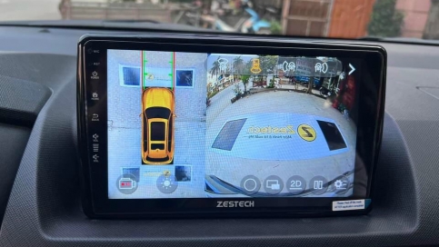 Camera 360 độ ô tô Honda Civic 2022 – Quan sát toàn cảnh lái xe an toàn